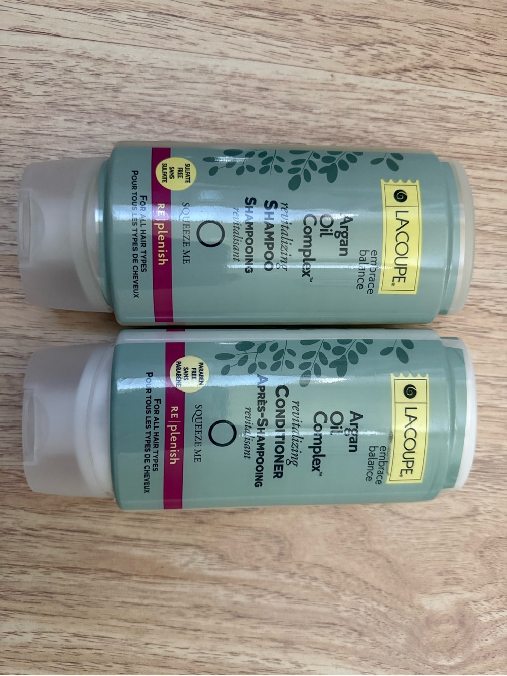 Argan Oil Complex Replenish Shampoo & Conditioner Duo - Green